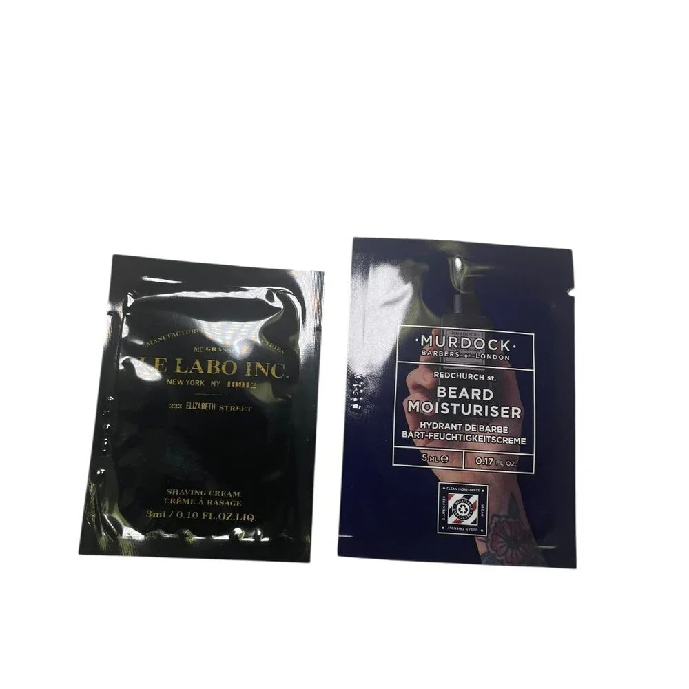Men’s Skincare Sample Bundle | Jack Black, Kiehl’s, Le Labo, Murdock | New